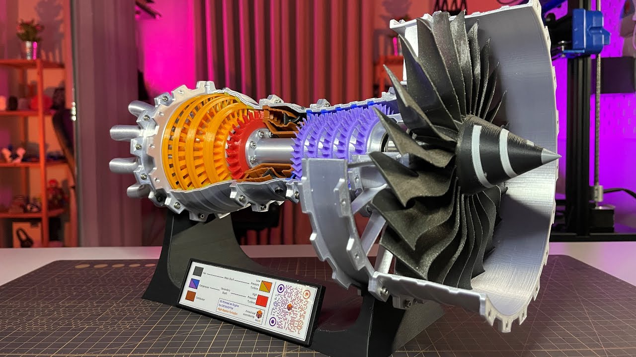 Jet Engine (Turbofan) by SAL3D
