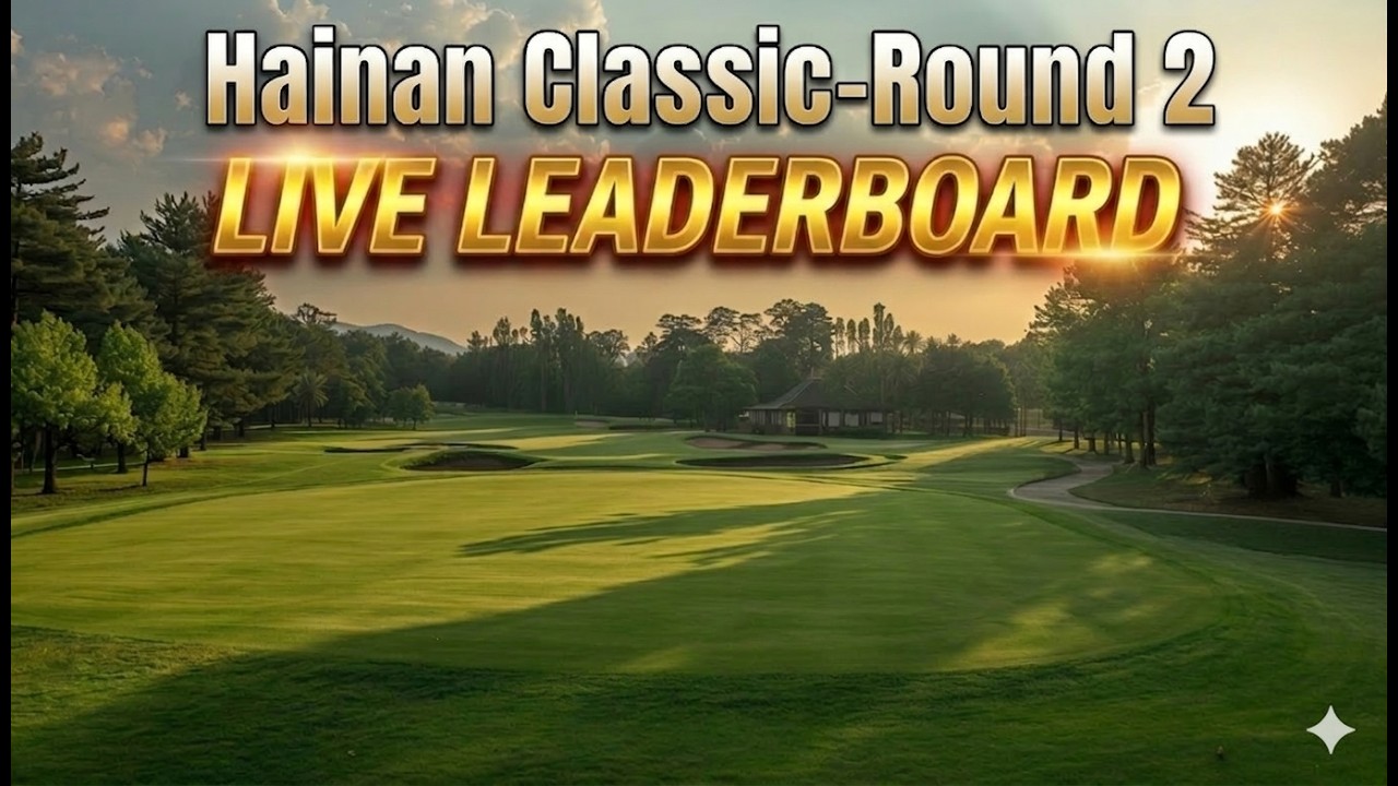 Hainan Classic - DP World Tour - Round 2 - Golf Live Leaderboard -  20.3.2026