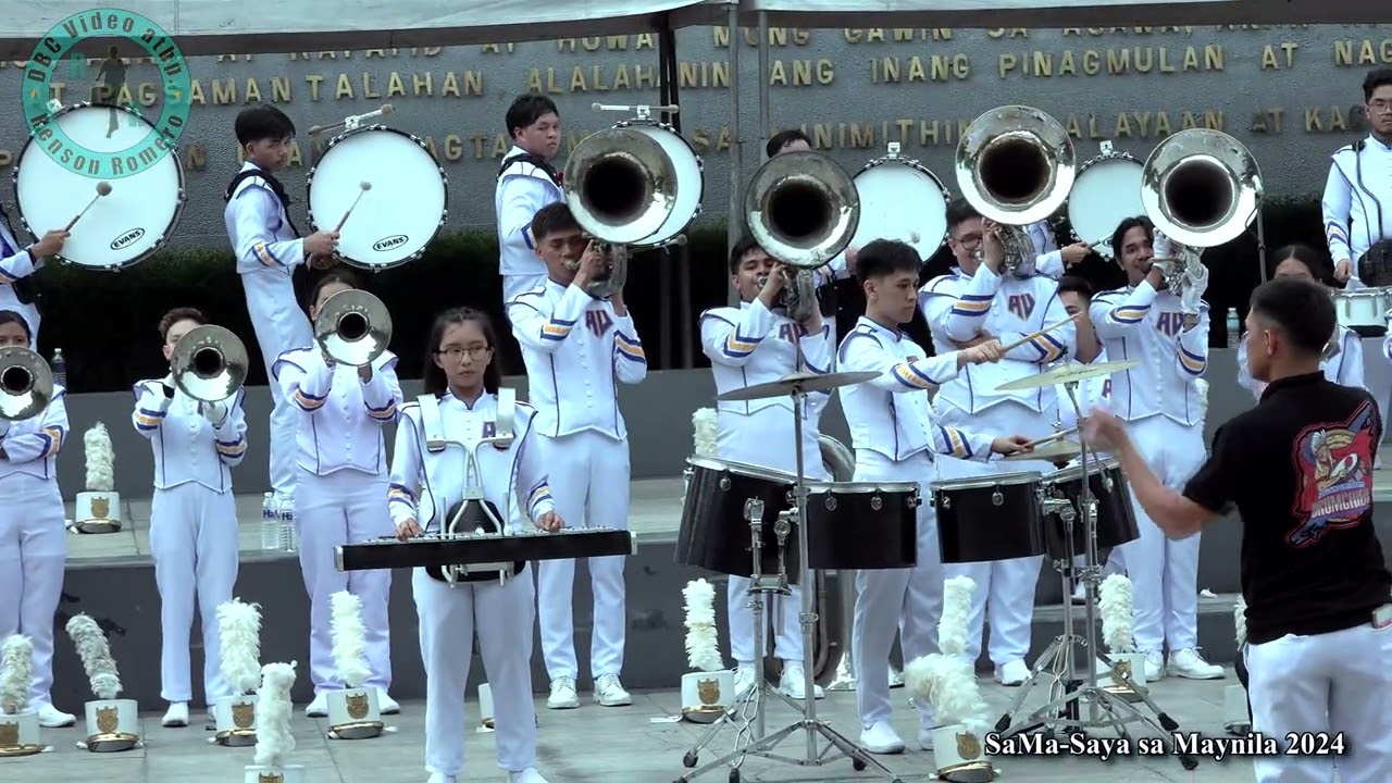 Olympic Fanfare and Theme - Arellano University Drum and Bugle Corps at SaMa-Saya sa Maynila 2024