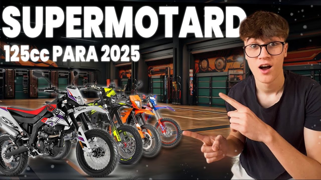 MEJORES MOTOS SUPERMOTARD 125 PARA 2025