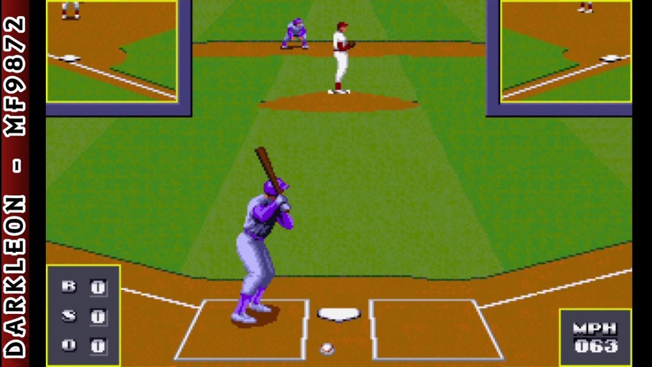Bo Jackson Baseball © 1991 Data East - PC DOS - Gameplay