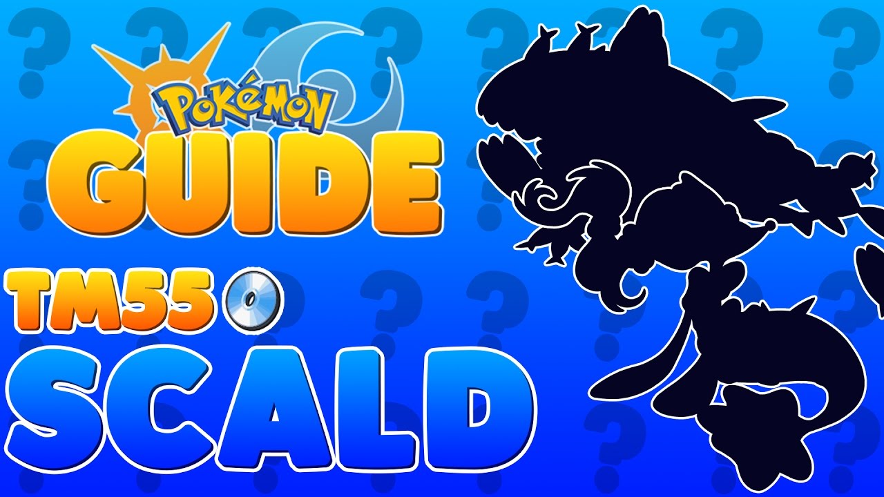 Pokemon Sun & Moon Guide - TM55 Scald