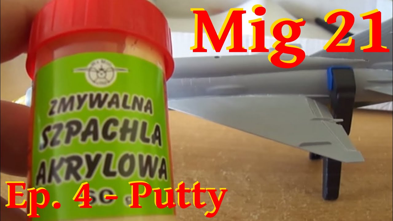 Model Mig 21 Bis - 1/72 Zvezda - Putty - English Subtitles