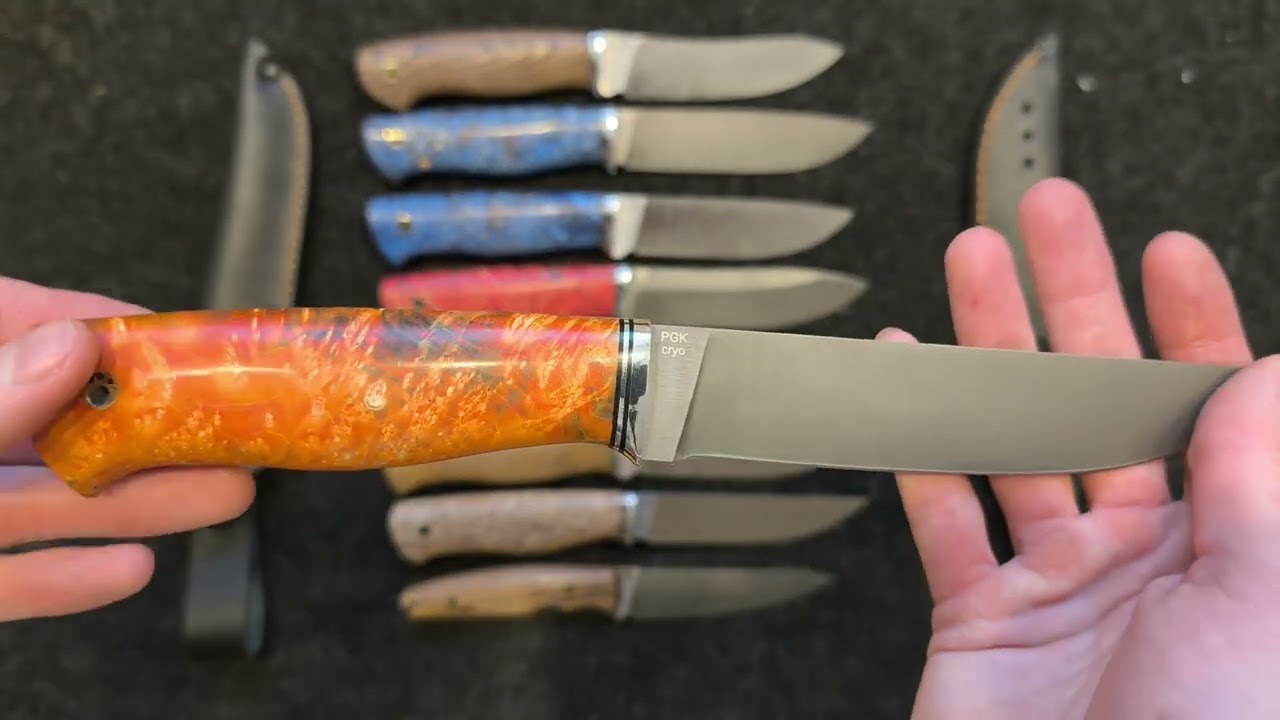 Ножи ручной работы из стали PGK