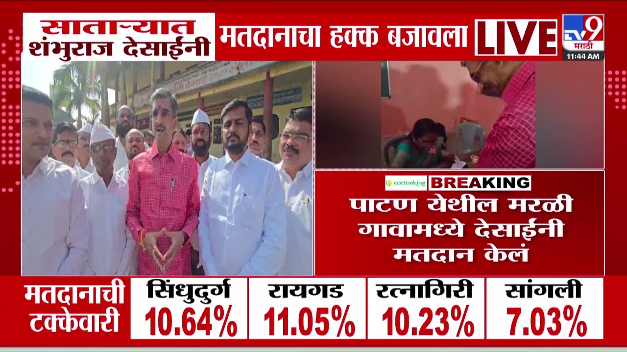 Zilla Parishad Election 2026 | साताऱ्यात Shambhuraj Desai यांनी मतदानाचा हक्क बजावला