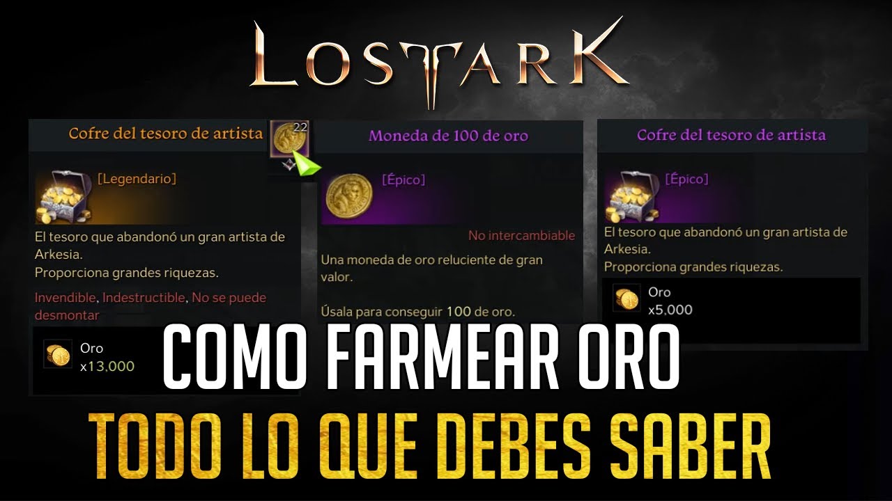 GUIA COMO CONSEGUIR ORO | TODO LO QUE DEBES SABER | LOST ARK ESPAÑOL