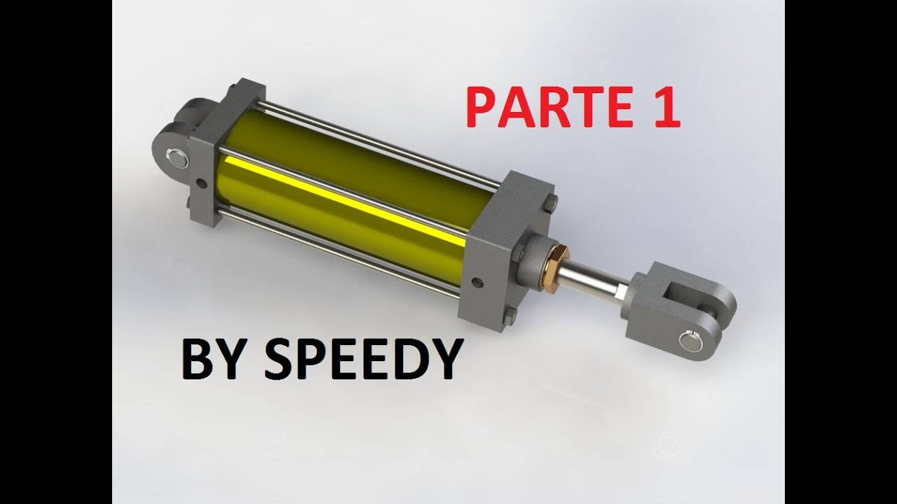 Pistón neumático en Solidworks  PARTE 1