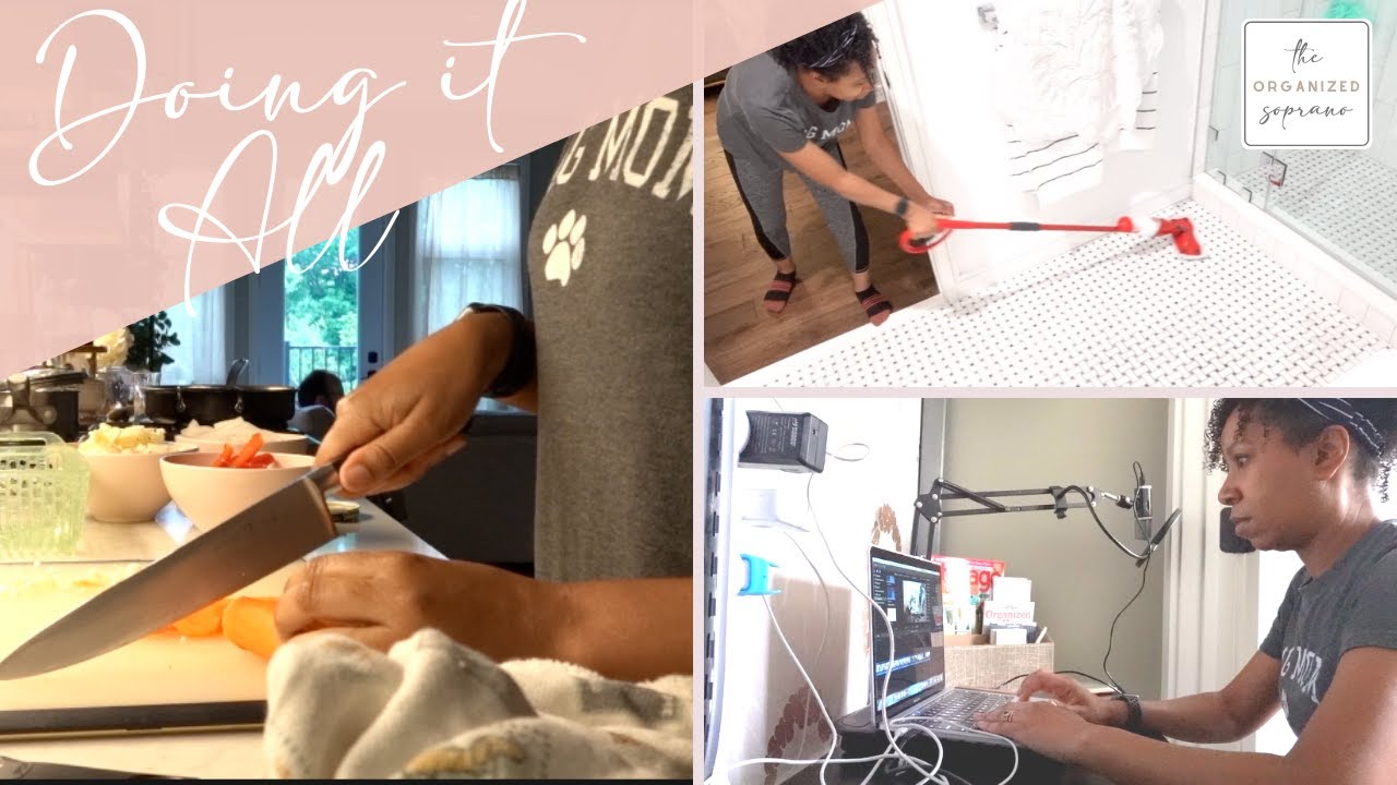 Spend A Productive Day Working & Cleaning With Me