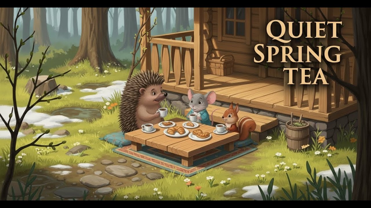 Quiet Spring Tea at the Forest Cottage | Cozy Fairy Tale Music