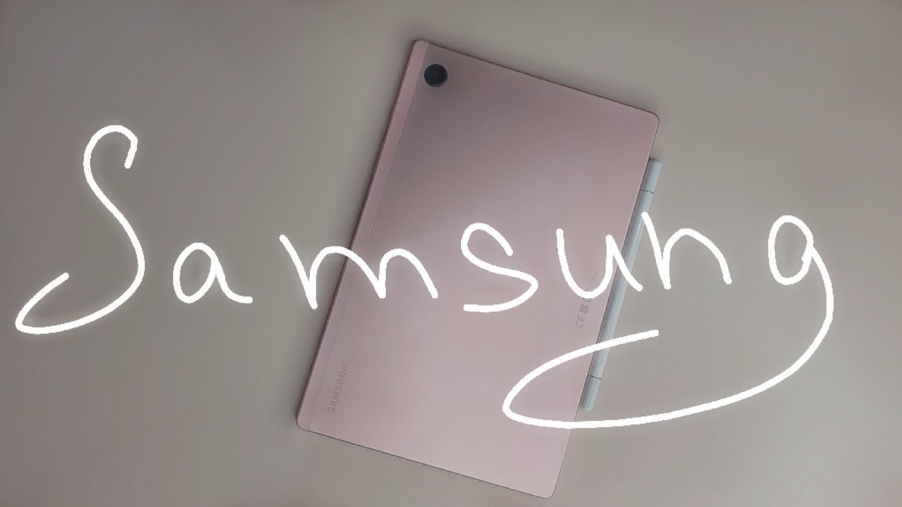 Unboxing 💫 Samsung Galaxy Tab A8 pink + Accessories 💕🌙 aesthetic