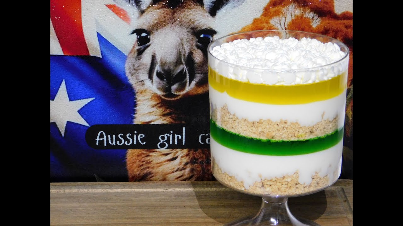 Jelly Slice Trifle 🐨 Australia Day recipe 🐨 Aussie girl can cook