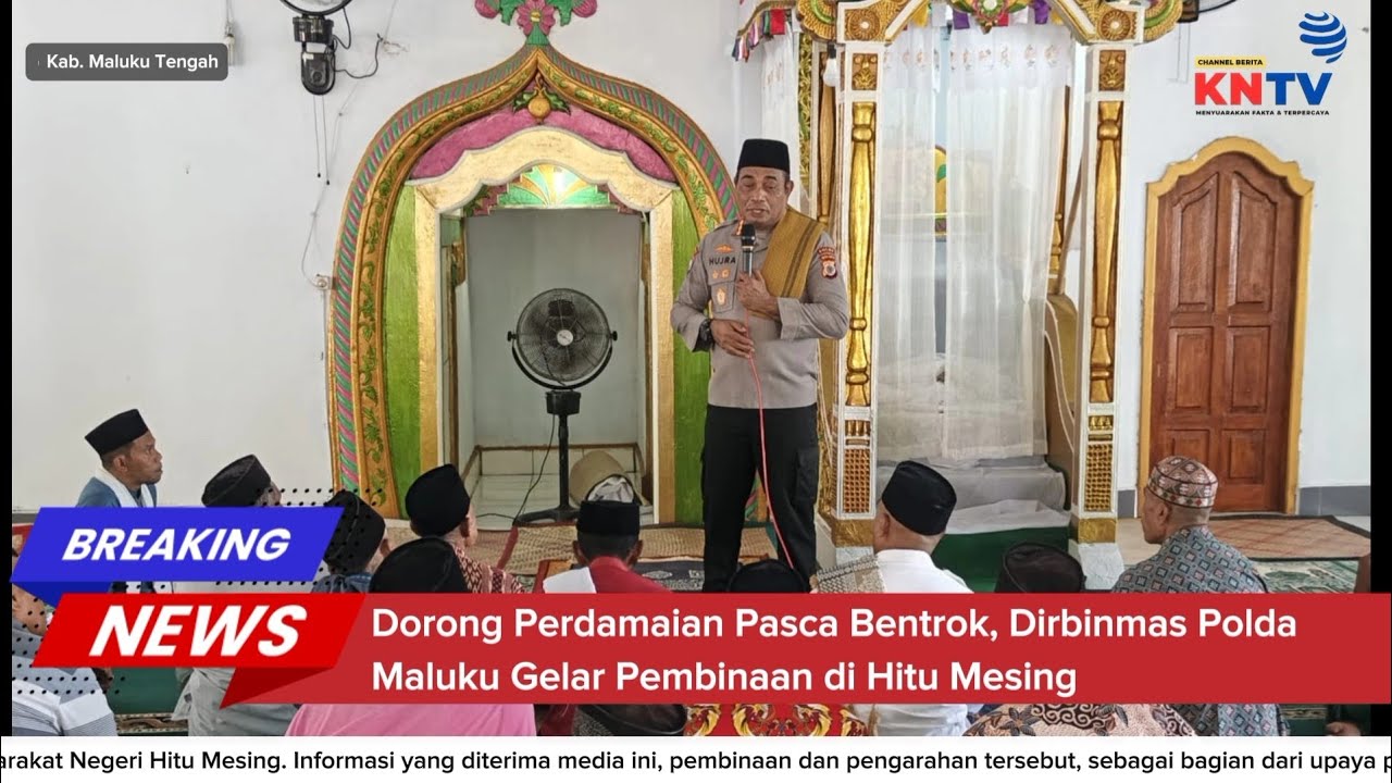 BREAKING NEWS - Dirbinmas Polda Maluku Dorong Perdamaian di Hitu Mesing