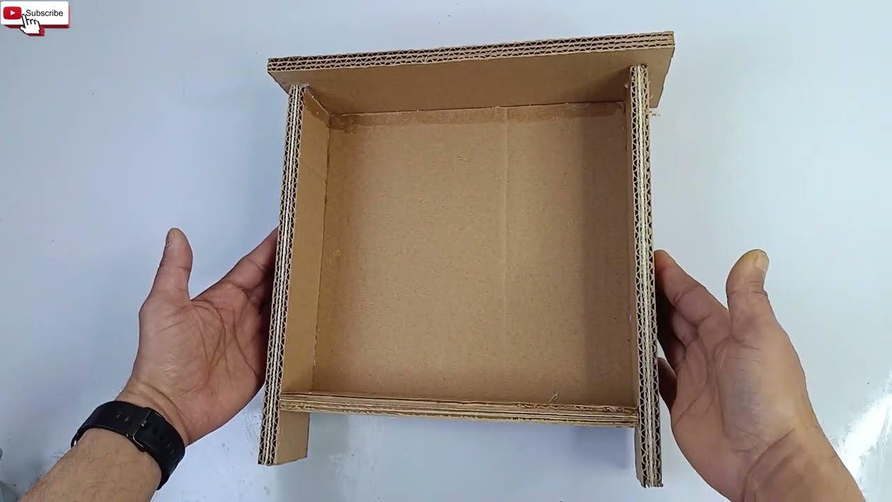 comment Transformer du Carton en Un Organiseur Élégant l Organiseur avec Deux Tiroirs en Carton