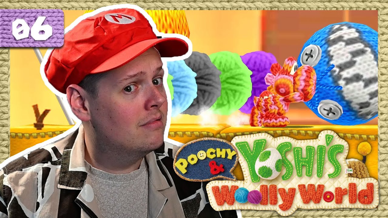 Poochy & Yoshi's Woolly World - Walking The Chain Chomp • Episode 6