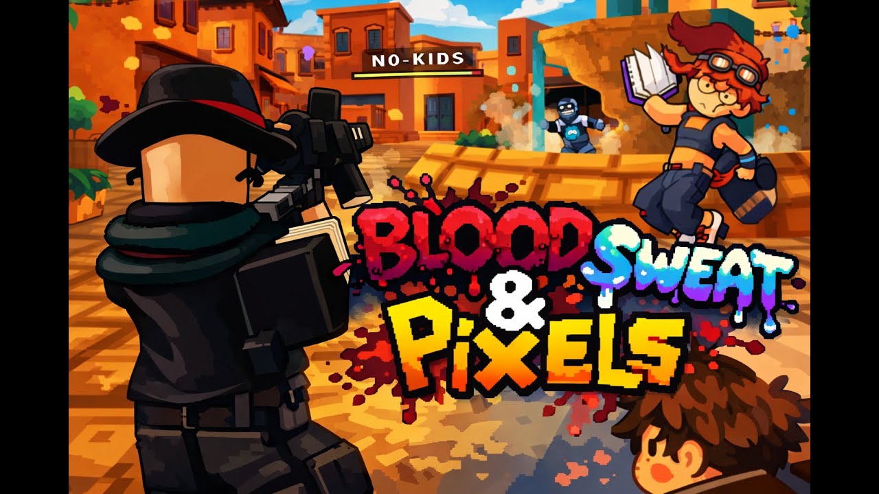 [ROBLOX] RUSUH KITA!!!!! | Blood Sweat and Pixels
