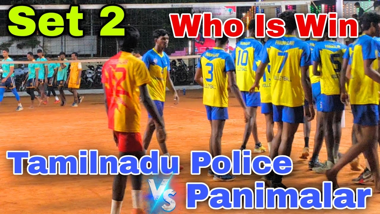 Grand Final 🔥 [ set 2 🔥 ] Tamilnadu Police 🆚 Panimalar !! Don't miss It Friends 🔥#viral 