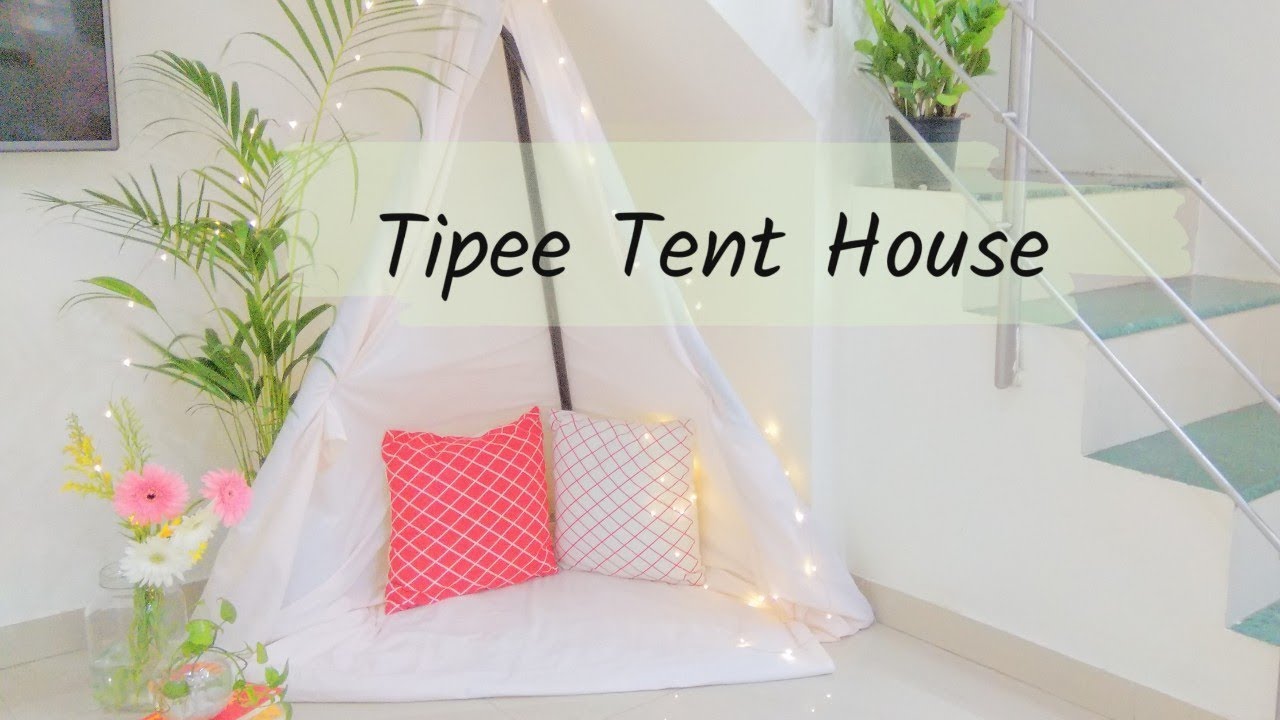 Tipee Tent House II Rental Friendly II DIY II Tipee tent house for kids II