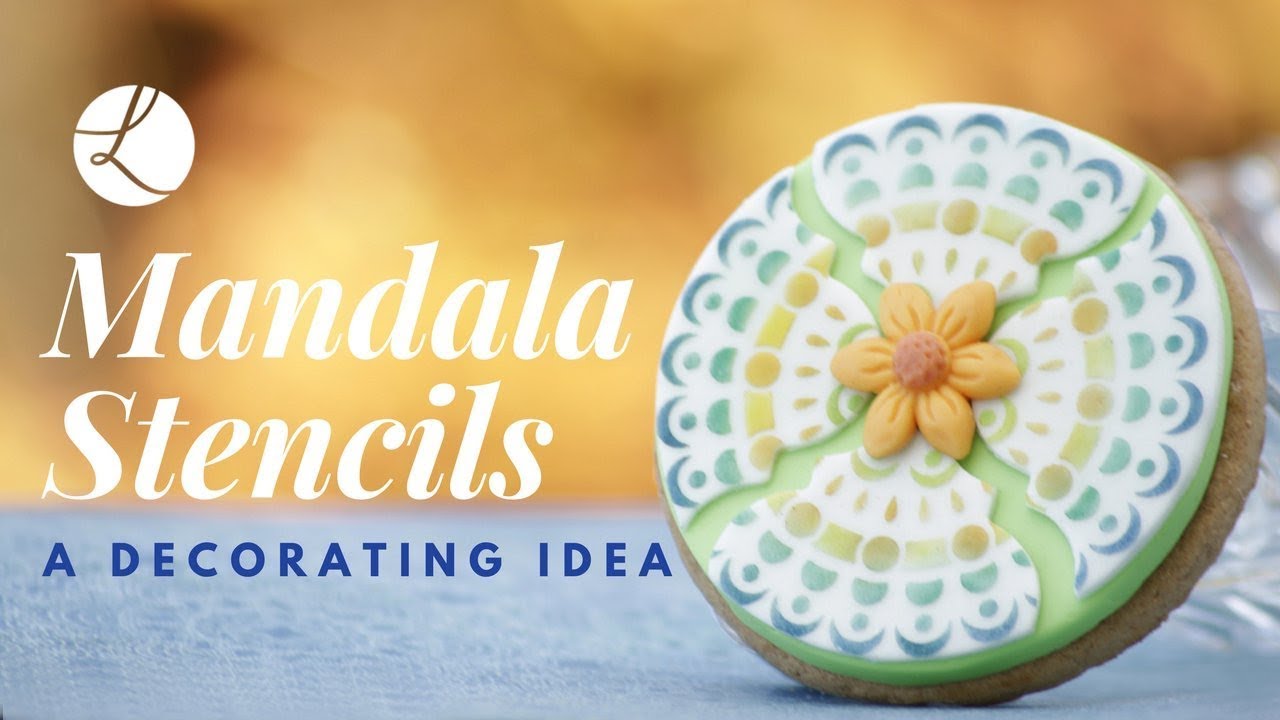 Mandala stencils - Ideas for cake and cookie decorating