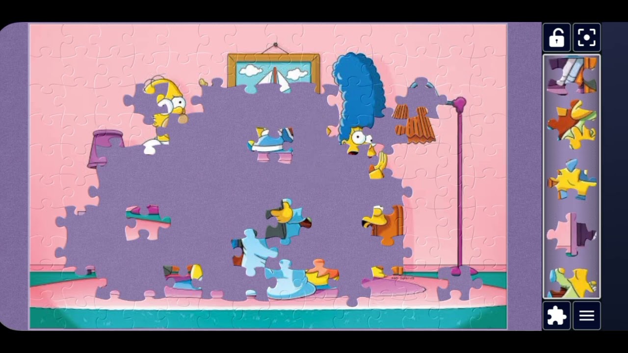 When the Whole Family Watches TV Together //Cartoon jigsaw puzzle 