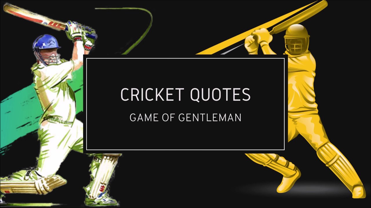 Cricket Quotes By The Legends Of The Game | Minimalist Quotes
