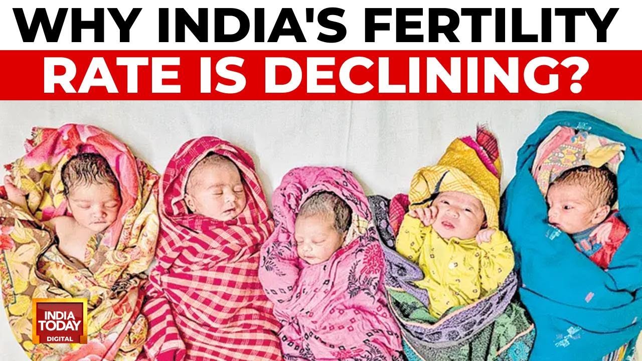 India's Population Growth: Surpassing China Despite Falling Fertility Rates | India Today Explainer