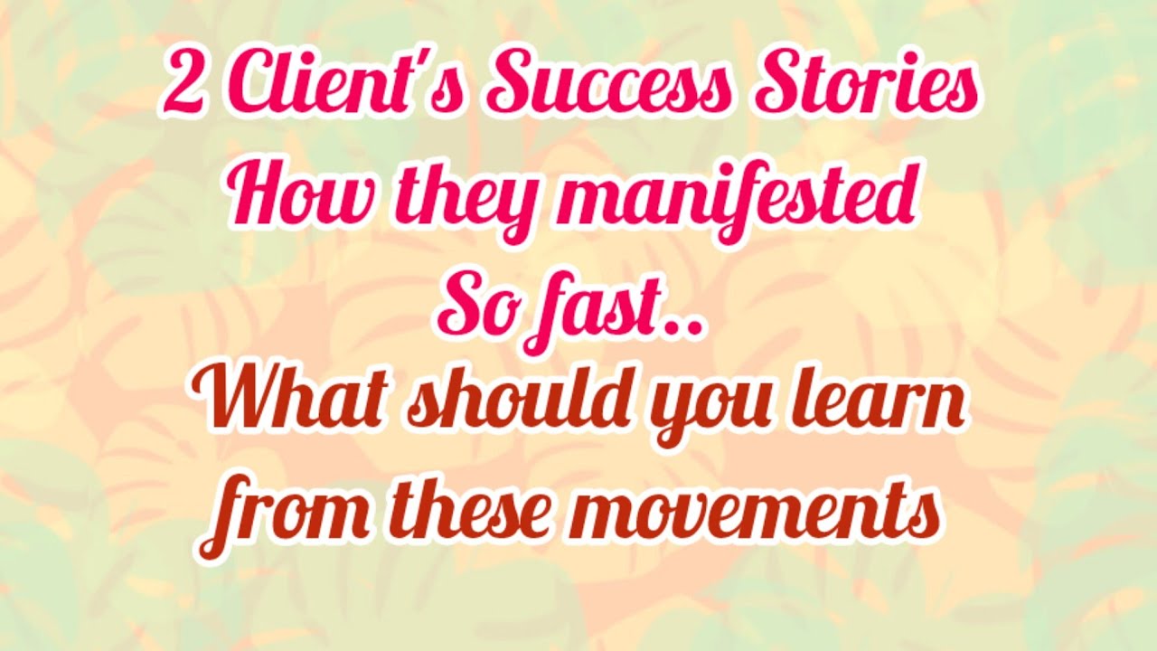 Client's Success Stories || Robotic affirmations|| Self Concept || Instant Manifestation ❤️❤️