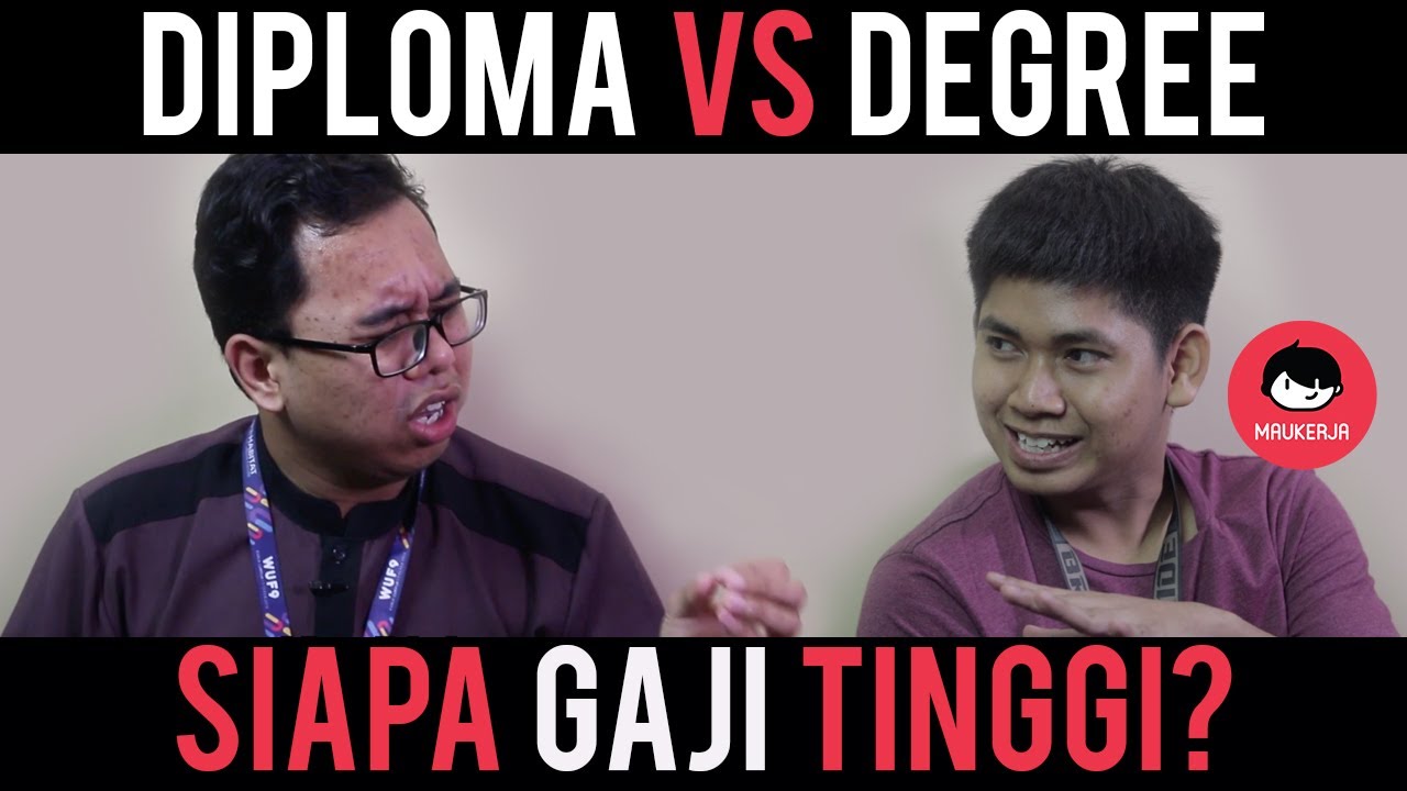 Diploma vs Degree, Siapa gaji tinggi?