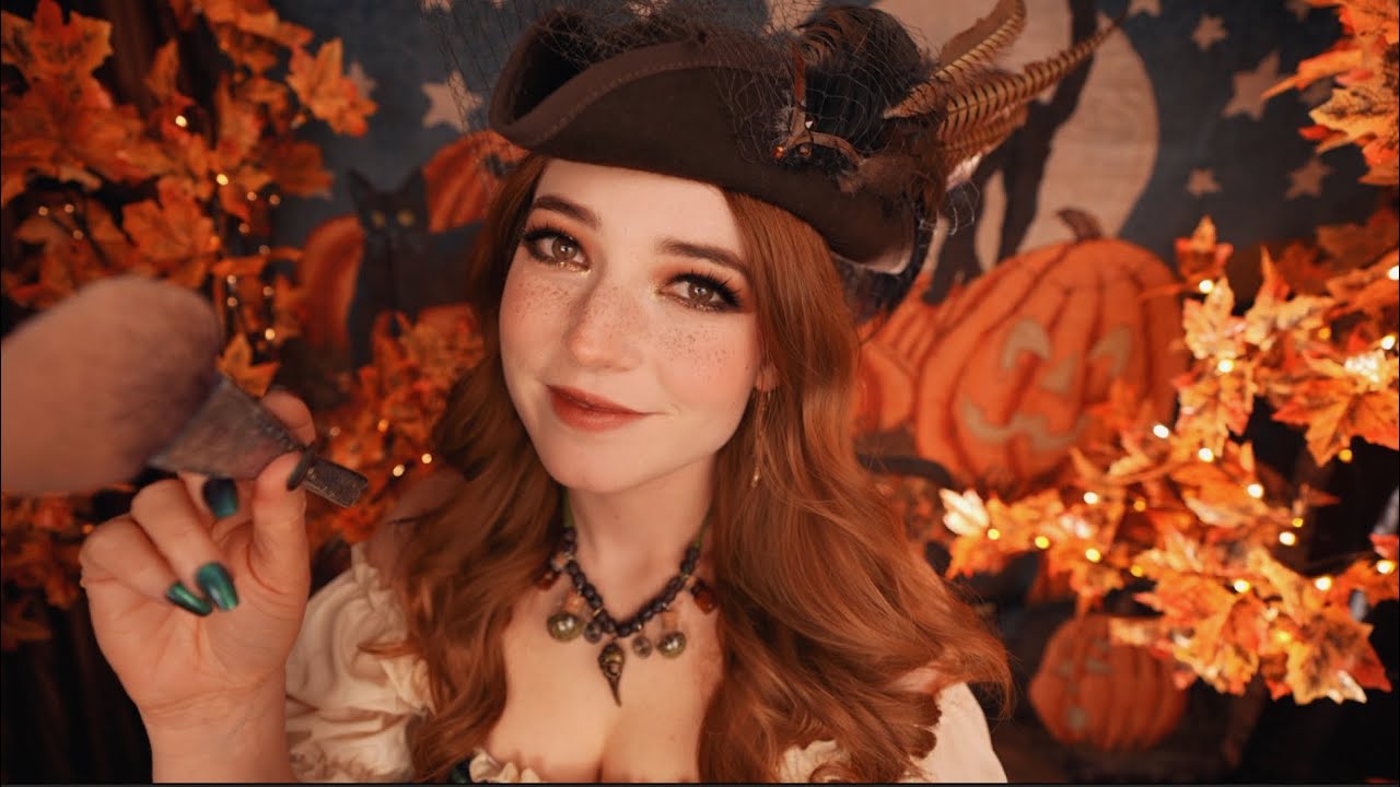 ASMR Halloween Makeup Artist (face chart tracing & personal attention)