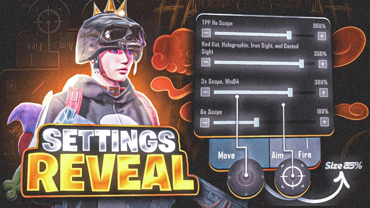 Rexxos: [ 3.5 UPDATE ] 5 Finger + Sensitivity ⚡All Settings Revealed! | BATTLEGROUND MOBILE
