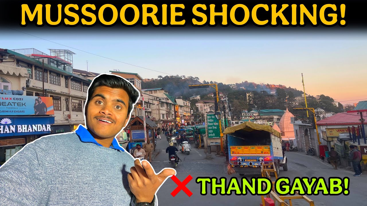Mussoorie Me Aaj Thand Ghayab 😳 | Kya Sach Me Badal Gaya Mausam? | Live Weather Update