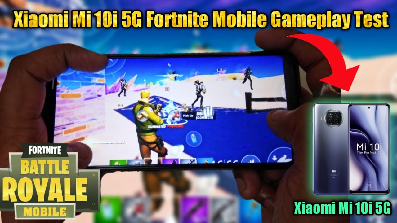 Xiaomi Mi 10i 5G Fortnite Mobile Gameplay Test || Glister Gaming