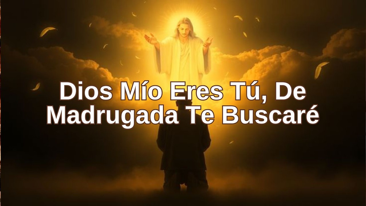 Dios mío, Dios mío eres tú; de madrugada te buscaré