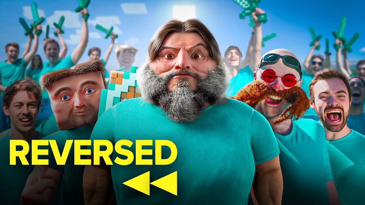 I AM STEVE (Another Minecraft Movie), but it's REVERSED