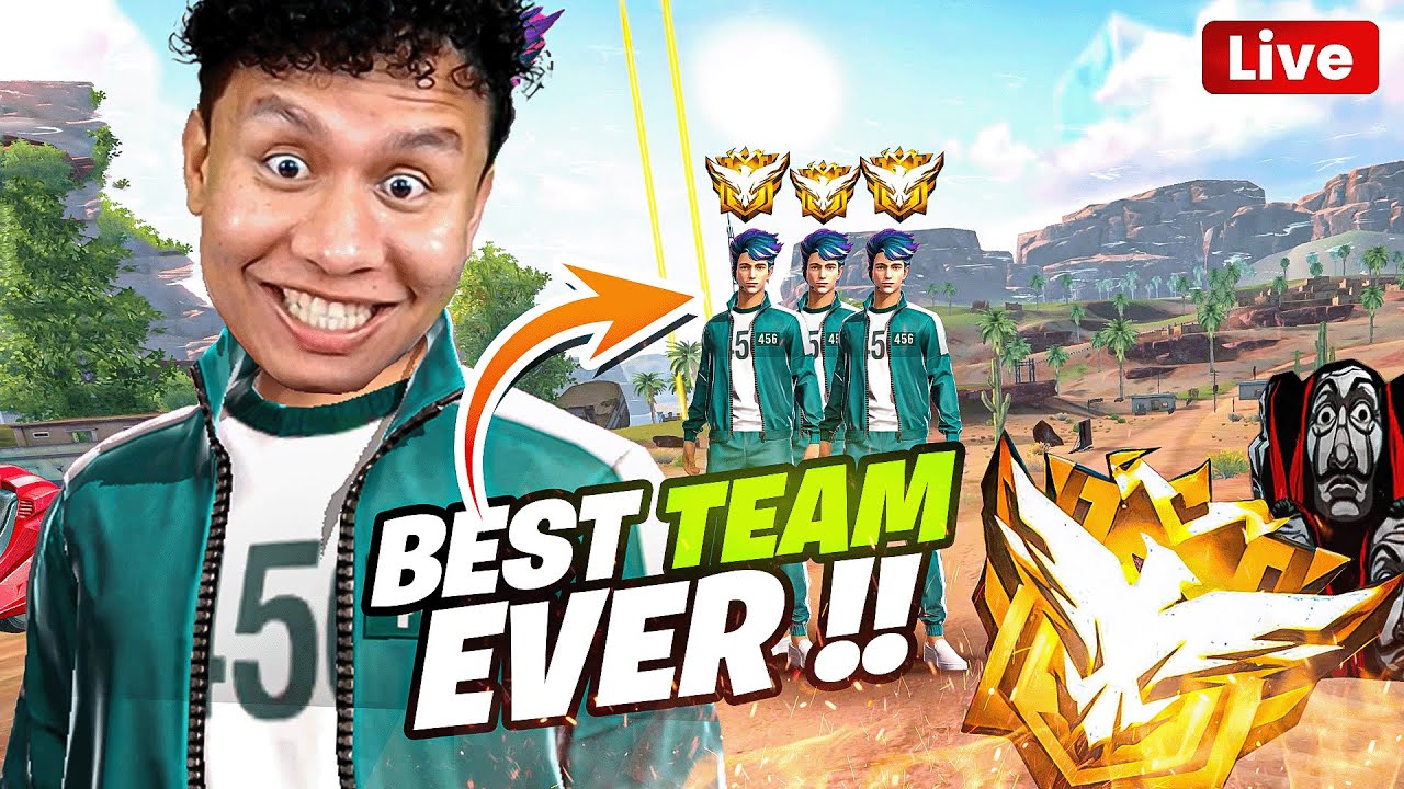 Tonde Gamer searching for Best Team 😍 Free Fire Live #iQOOZ10R #iQOO #FullyLoadedfor4KVlogging