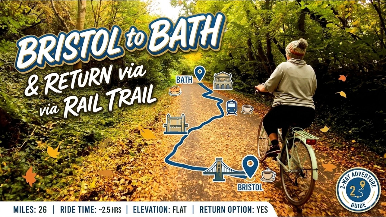 Bike Ride - Bristol to Bath (and return) - 48Km on the bike path