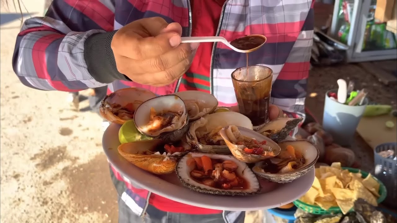 Aquí si hay variedad de conchas y las probamos todas