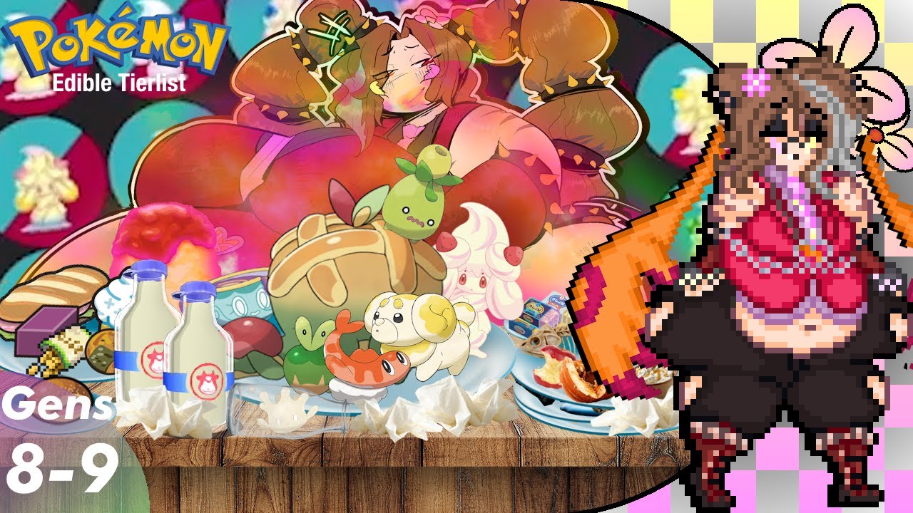 The Regions of Edible Pokemon - Pokemon Edible Tierlist Gens 8 - 9 (Flamie)
