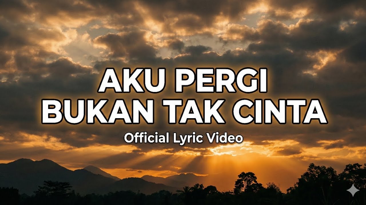 AKU PERGI BUKAN TAK CINTA – Lagu Indonesia 2026 (Official Lyric Video) 