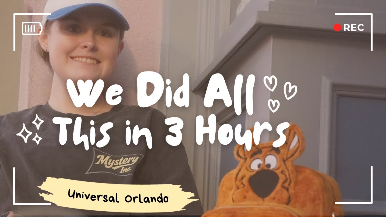 How Much Can We Do At Universal In 4 Hours?! 