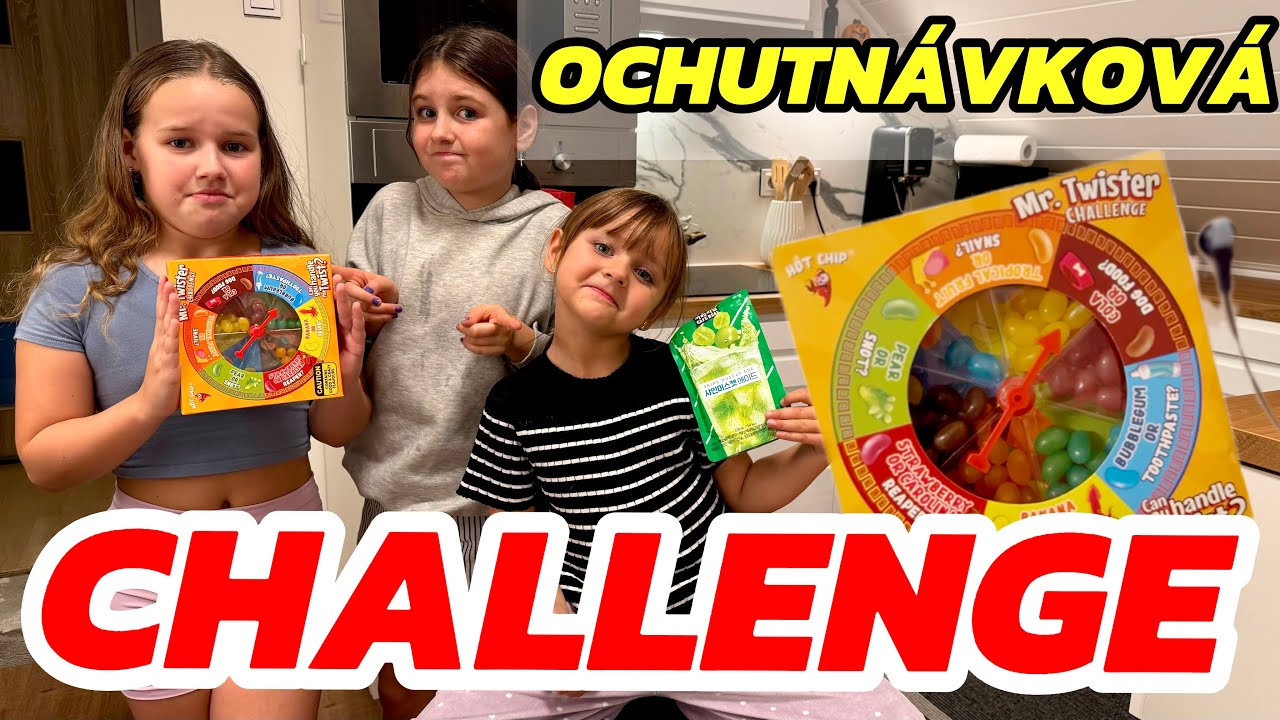 OCHUTNÁVKOVÁ CHALLENGE  | 😳 Kdo to měl nejhorší??? 🤢 #mr.twister