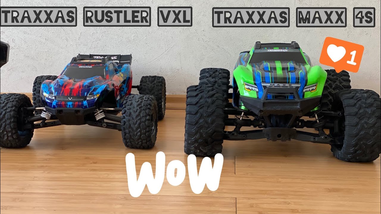 TRAXXAS MAXX vs TRAXXAS Rustler 4x4 VXL - что же выбрать? Выбор ПРОСТ | poritorrc