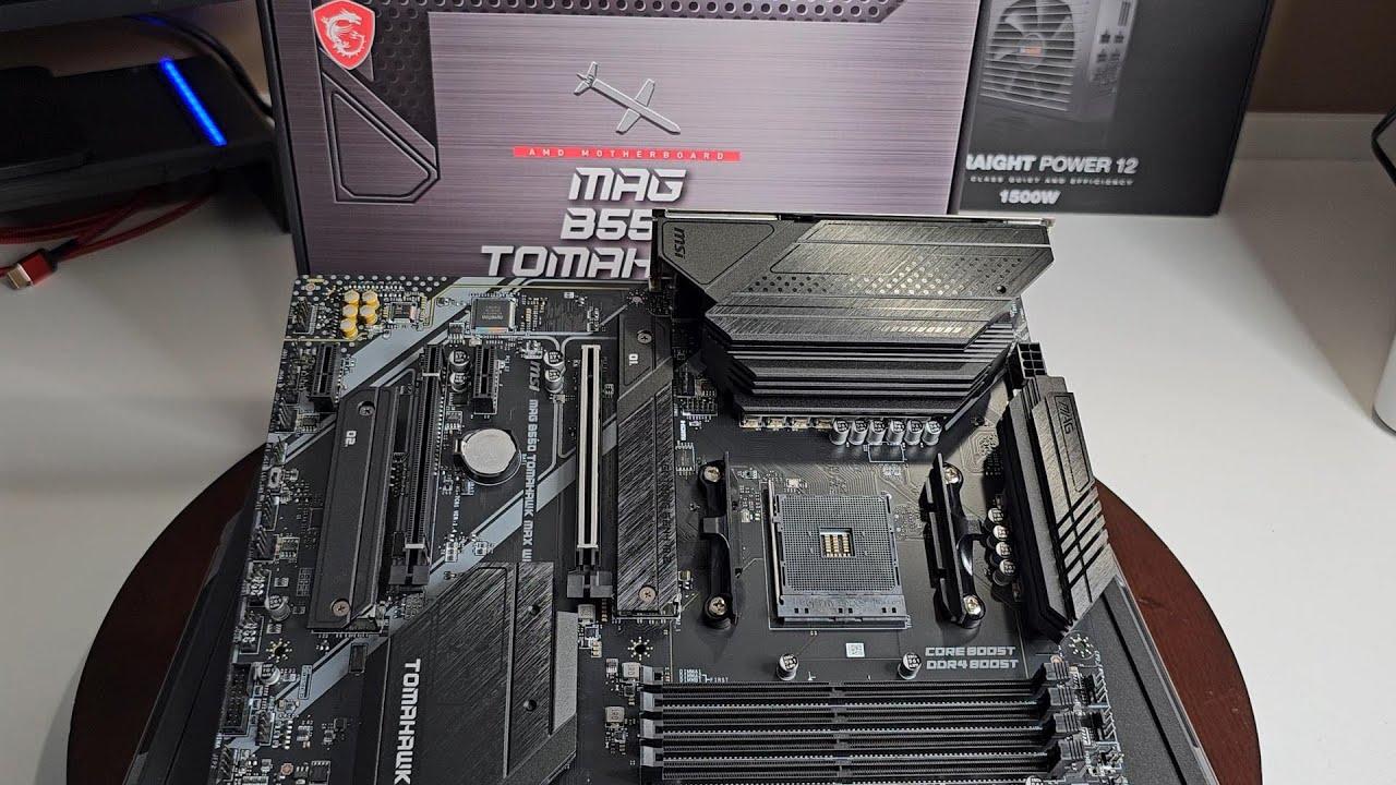 Распаковка и обзор MSI MAG B550 AI TomaHawk Max WiFi