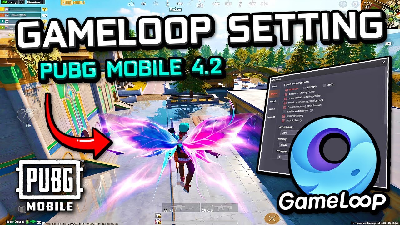 Best Settings 120FPS Super Smooth PUBG MOBILE 4.2 on Gameloop Emulator (2026)