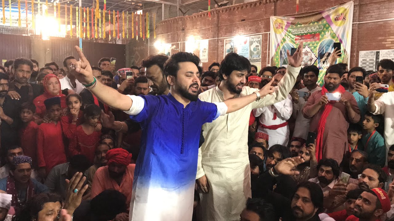 Ali Hamza - Sharafat Ali - Aoun Abbas | Qalandri dhamal | Live At Sehwan