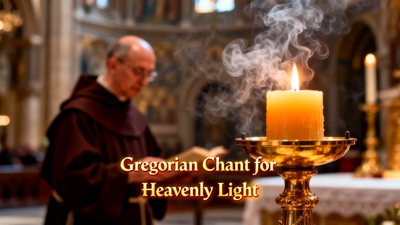 Gregorian Chant for Healing Sleep and Divine Light | Benedictine Ambience and Sacred Reflection