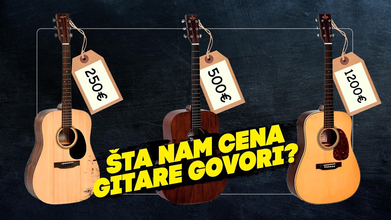 Jeftina, srednja i skupa gitara. Koja je razlika?