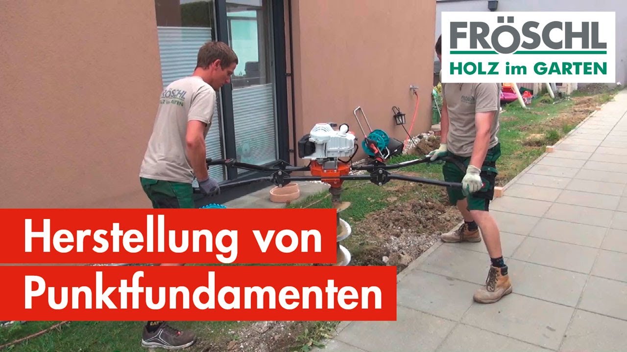 21 - Herstellung von Punktfundamente – Schritt für Schritt Anleitung