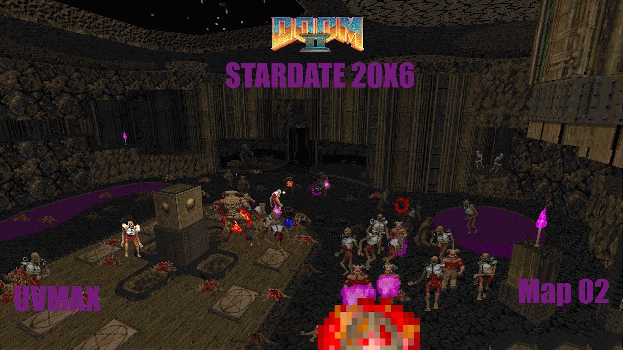 Doom II - Карта 2, звёздная дата 20x6: Грязевой кролик (UVMAX 23:16) + комментарии