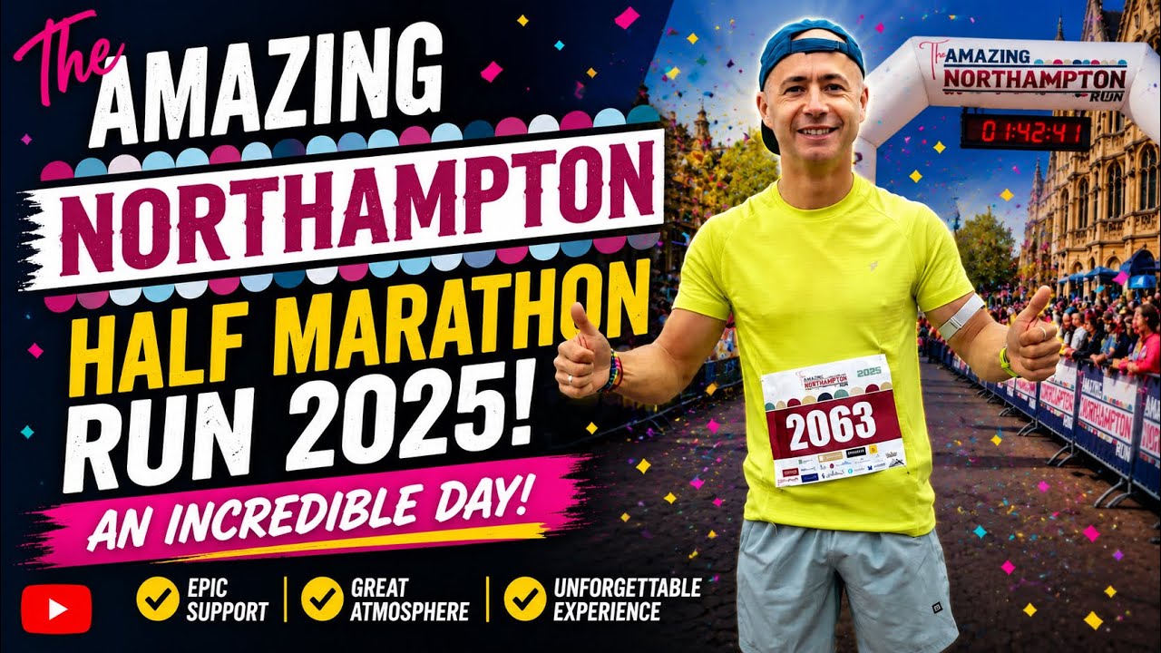 The Amazing Northampton Half Marathon Run 2025 ❤️