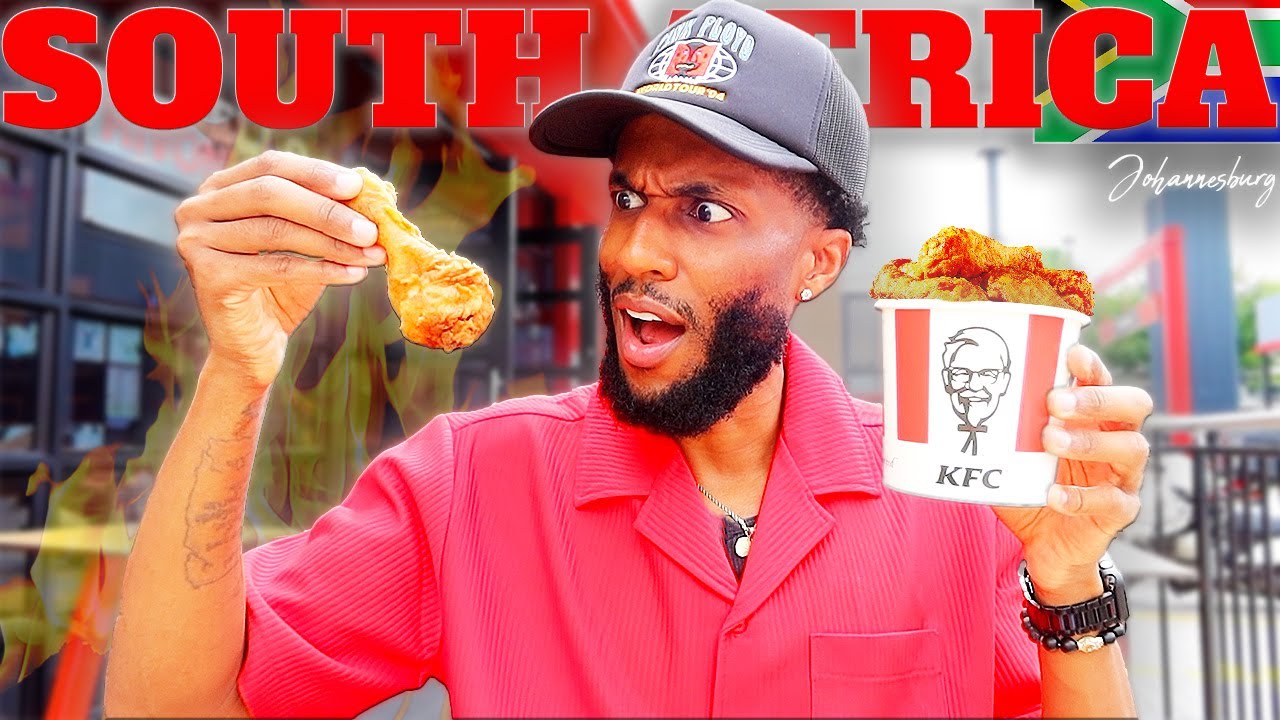 Black AMERICAN Tries KFC South Africa 🇿🇦 *This CAN'T Be Real?*